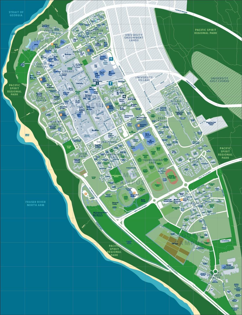 지도 ubc 밴쿠버