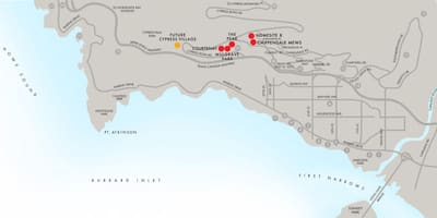 지도 west vancouver bc