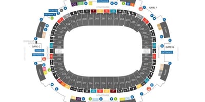 Bc place 좌석 배치도와 함께 행