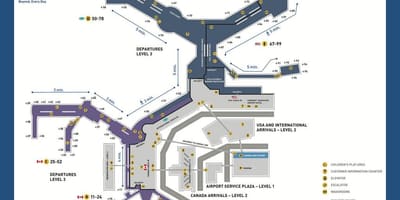 캐나다 밴쿠버 airport 지도